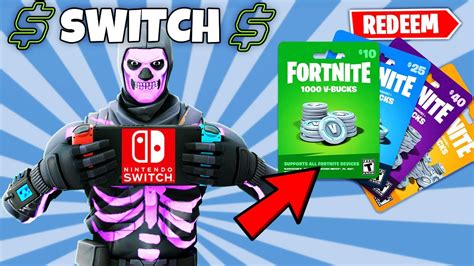 Im incredibly frustrated and cant figure anything out or get any support from epic or Nintendo. . How to put a vbucks card on nintendo switch